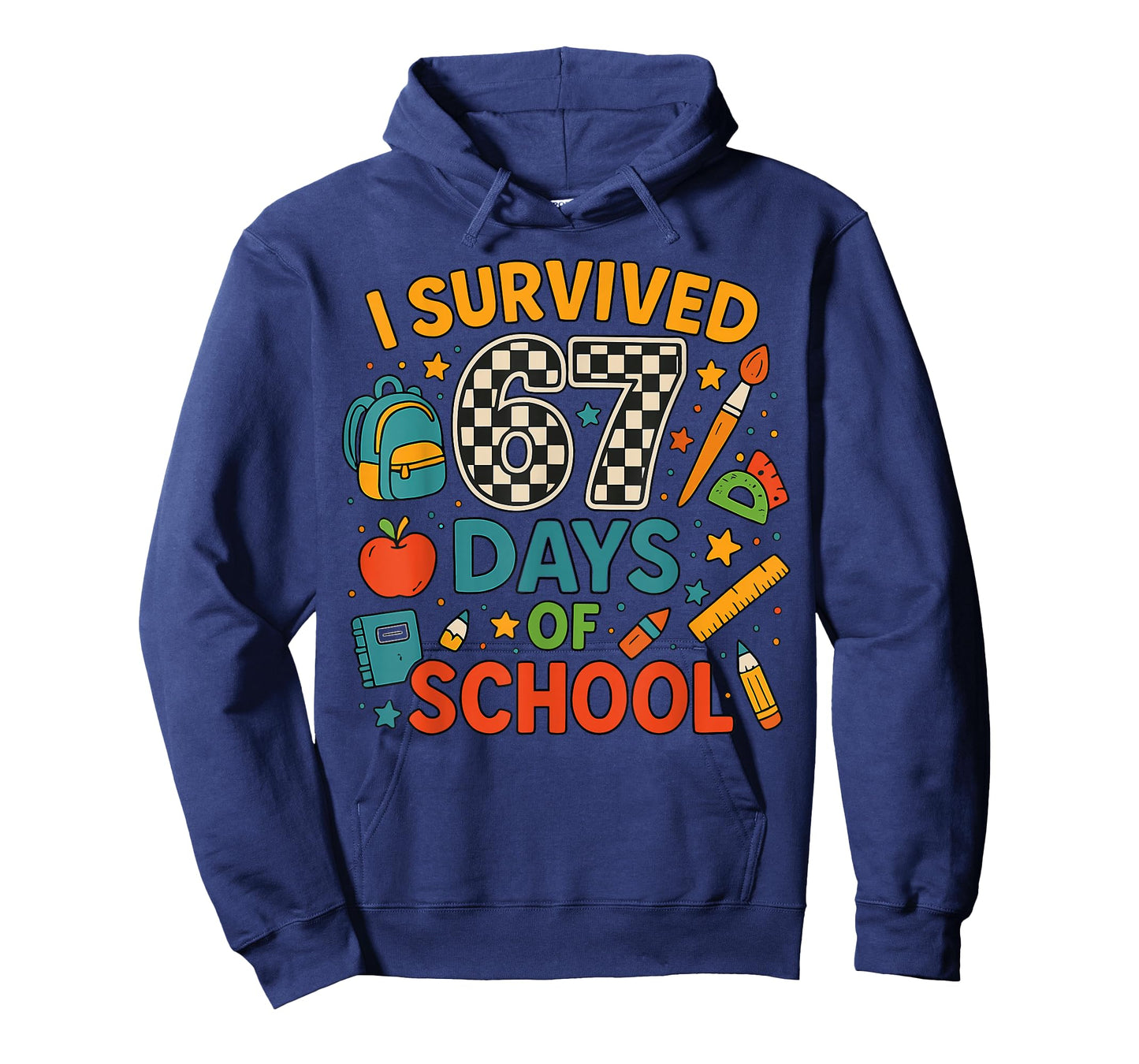 I Survived 67 Days of School Funny Teacher Student T-Shirt