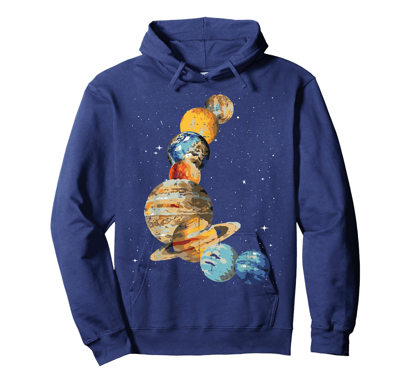 Planets Watercolor Painting Space Galaxy Art Men Women Kids T-Shirt