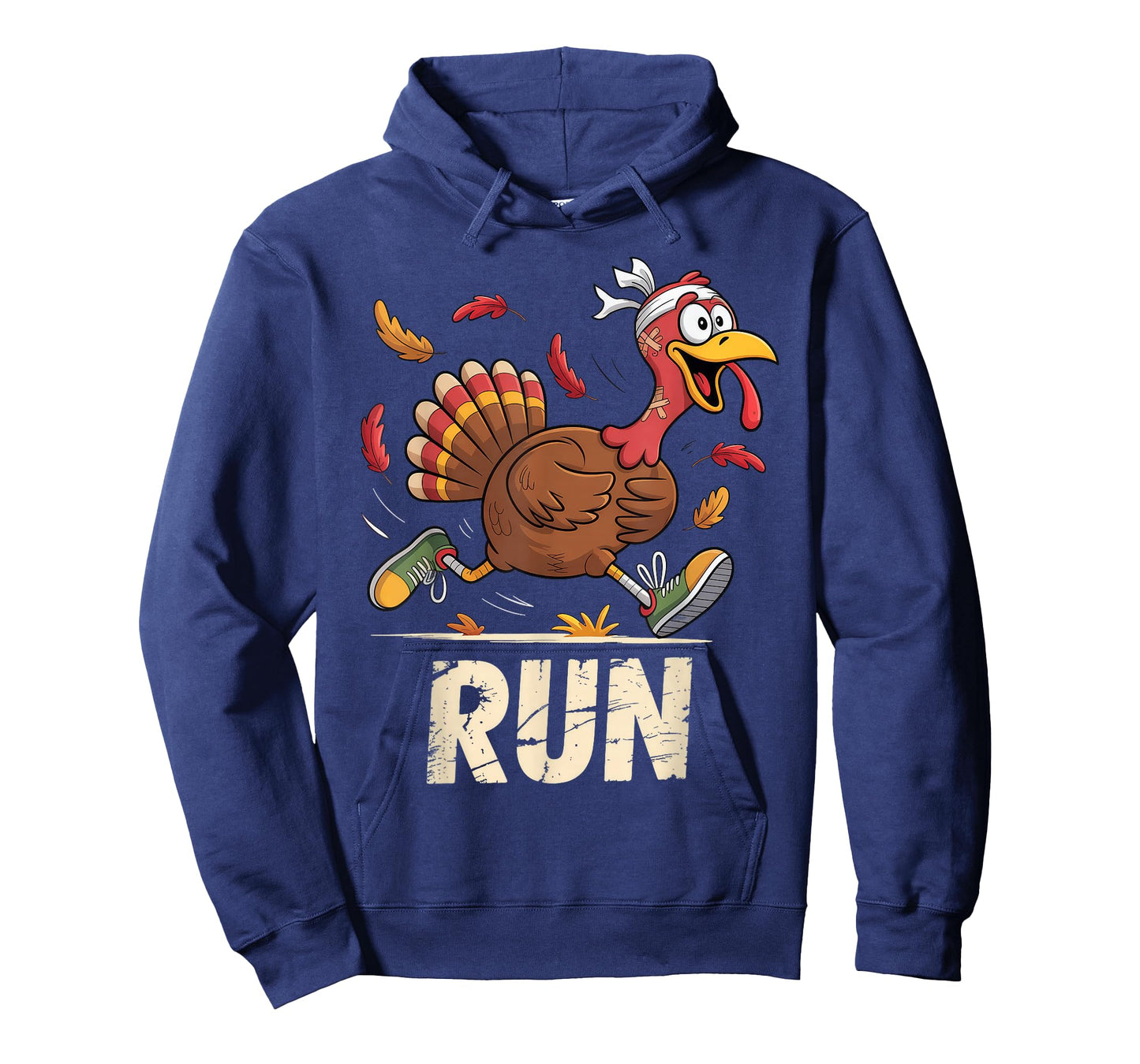 Turkey Run Thanksgiving Running Turkey T-Shirt