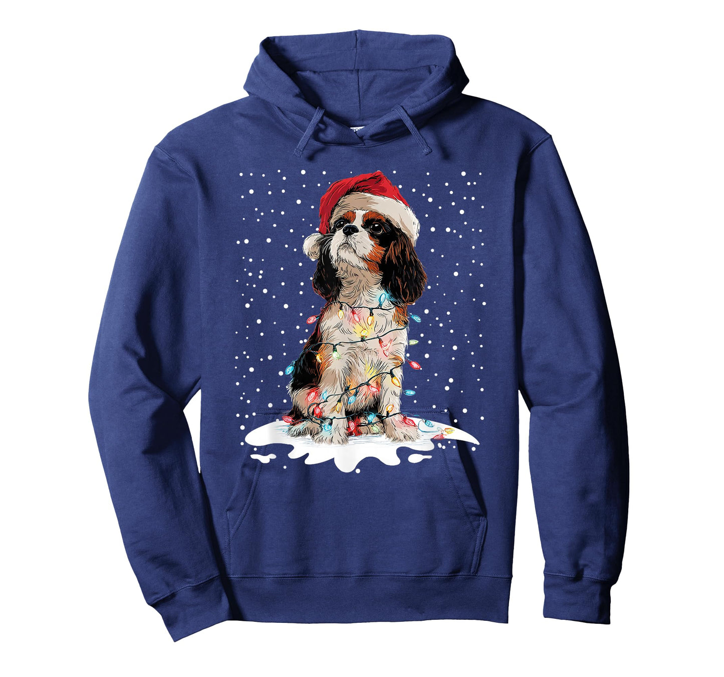 Cavalier King Charles Spaniel Dog Christmas Pajama Men Women T-Shirt