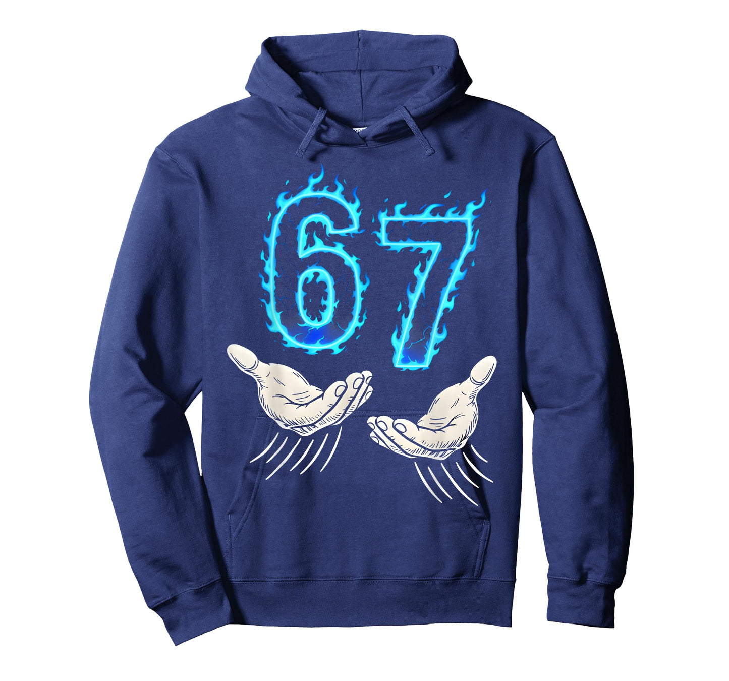Six Seven 6 7 Meme Hand 67 T-Shirt