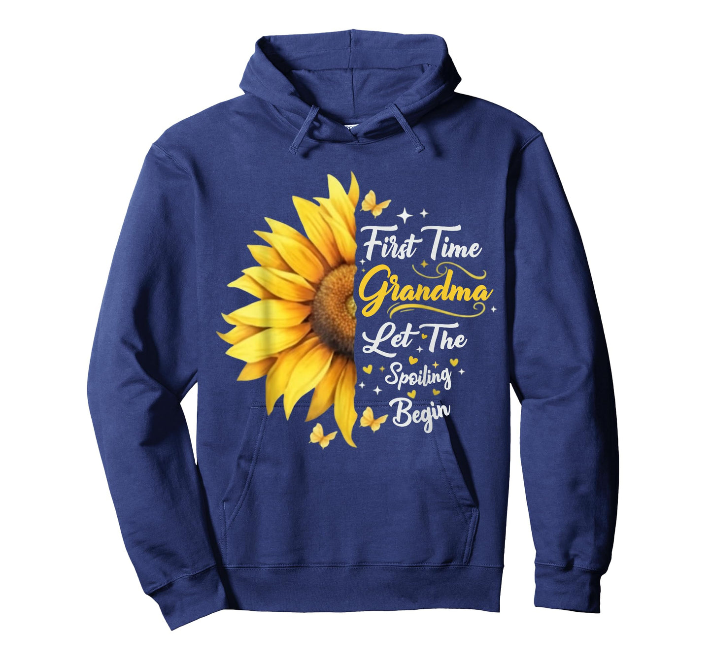 Funny Grandmother First Time Grandma Let The Spoiling Begin T-Shirt