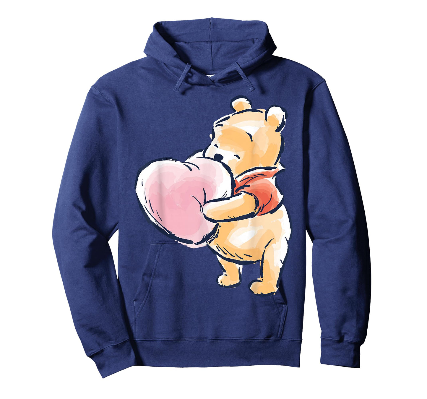 Disney Winnie The Pooh Baby Pooh Hugging A Heart Water Color T-Shirt