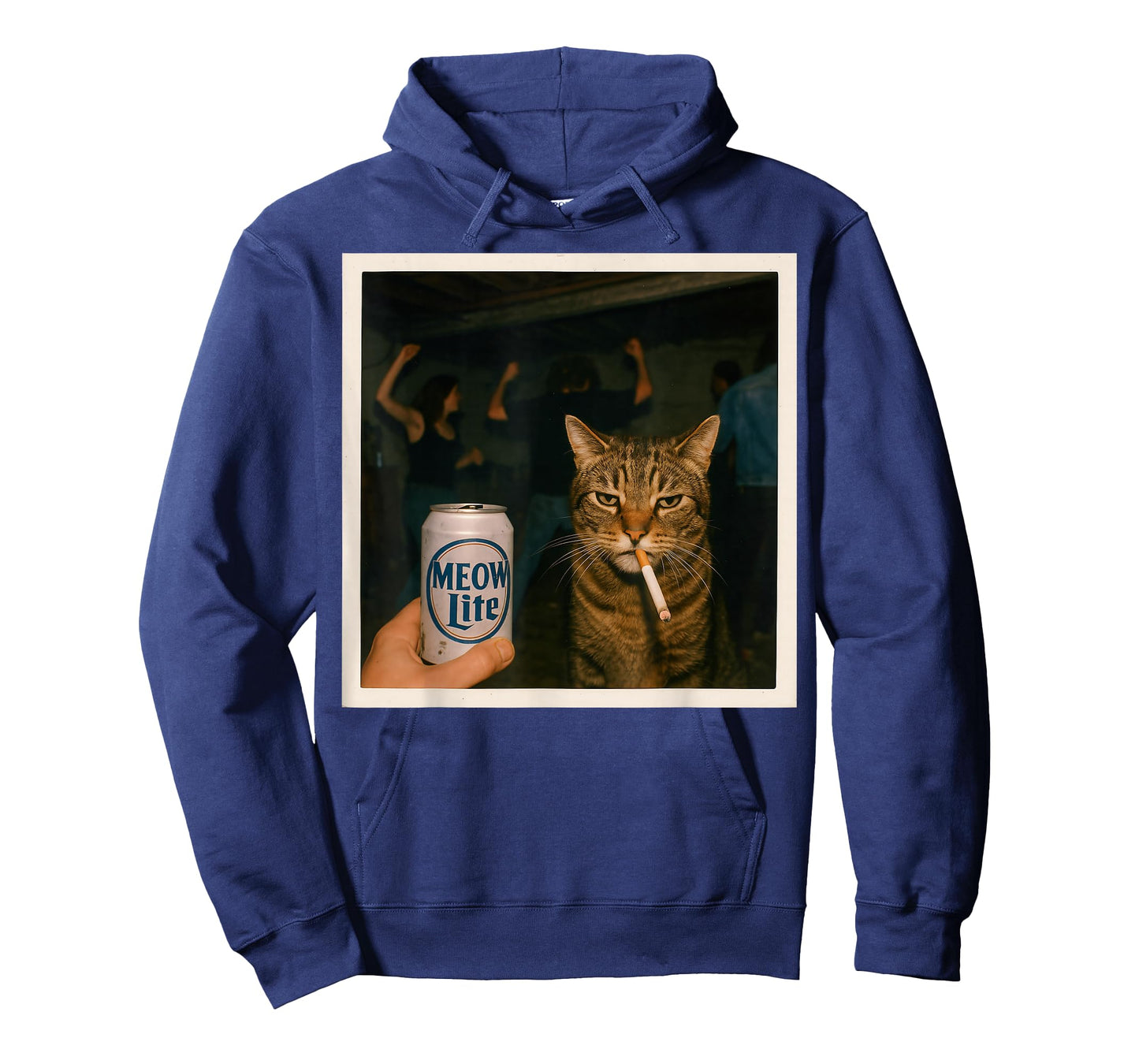 Meow Lite Party Cat Stupid Brainrot Humor Aesthetic T-Shirt
