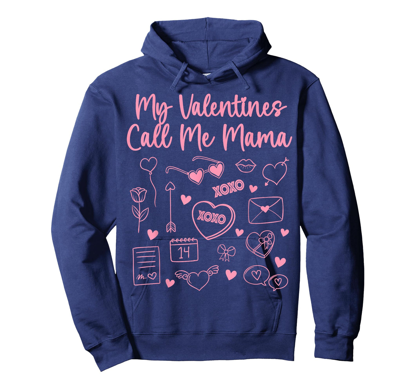 My Valentines Call Me Mama for Mom Mommy Valentines Day 2026 T-Shirt
