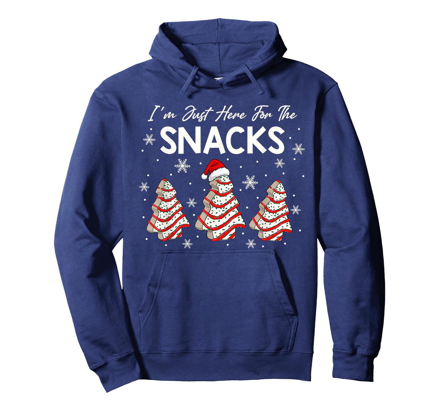 I'm Just Here for The Snacks Christmas Cakes Debbie Becky T-Shirt