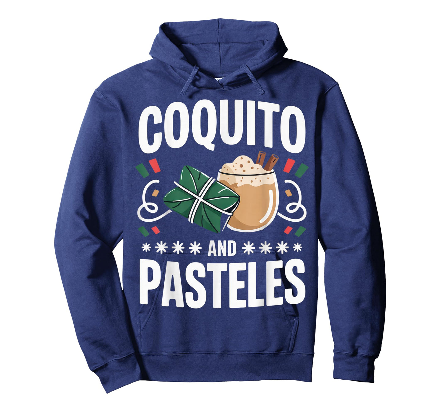 Coquito and Pasteles Foodie Family Funny Christmas T-Shirt