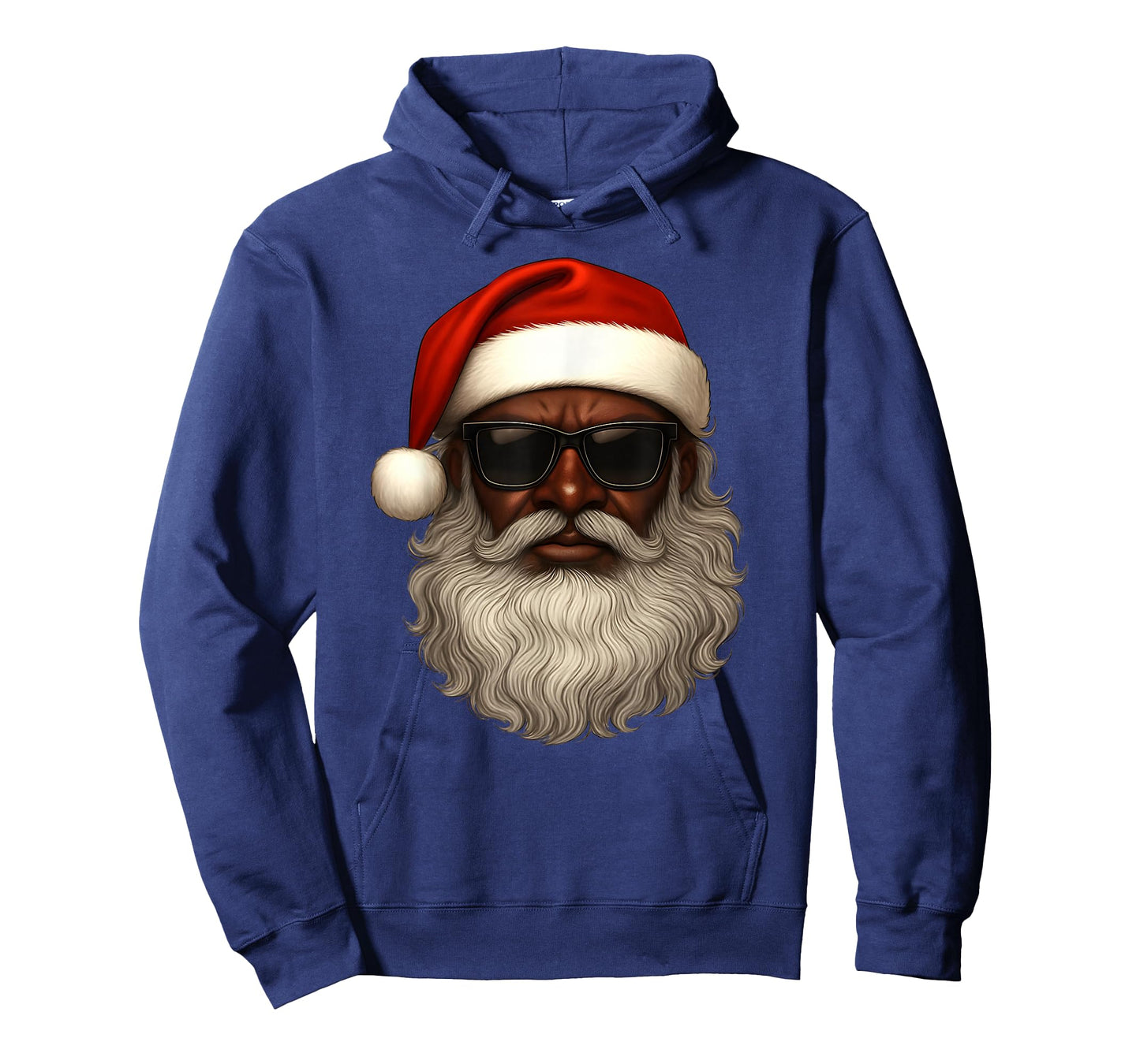 African American Santa Christmas Pajama Cool Black Xmas Men T-Shirt
