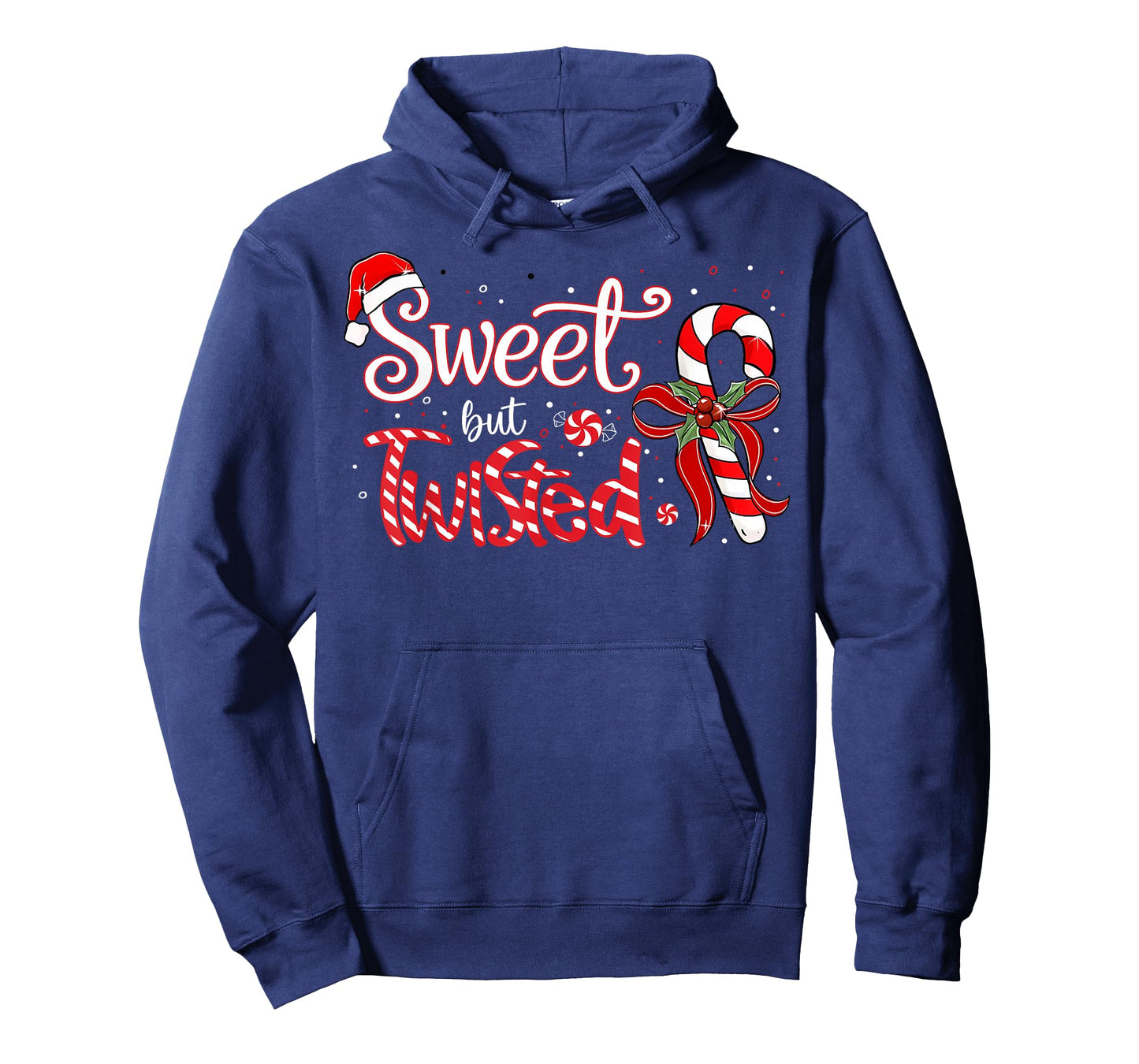 Sweet But Twisted Funny Christmas Candy Cane Xmas Holiday T-Shirt