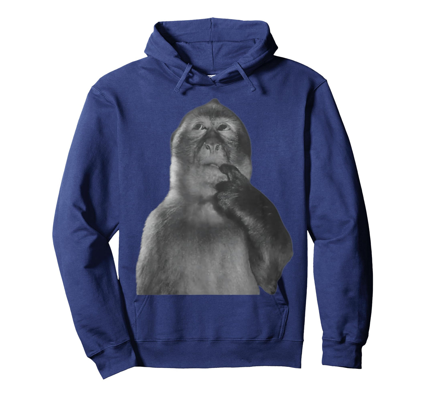Funny Thinking Monkey Meme Curious Ape Brainrot T-Shirt