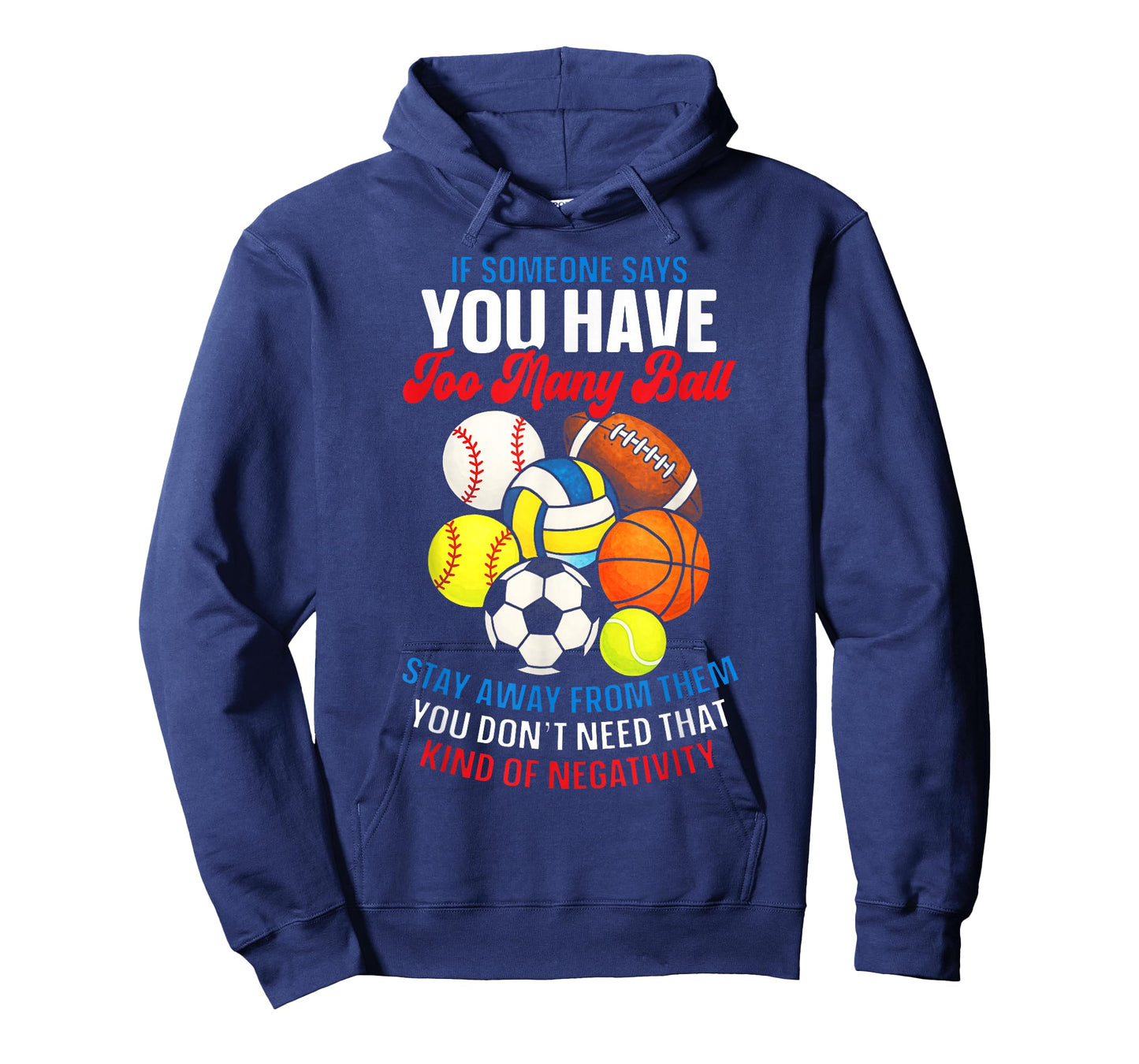 Sports Humor Quote Multi Sport Lover Positive Vibe Retro T-Shirt