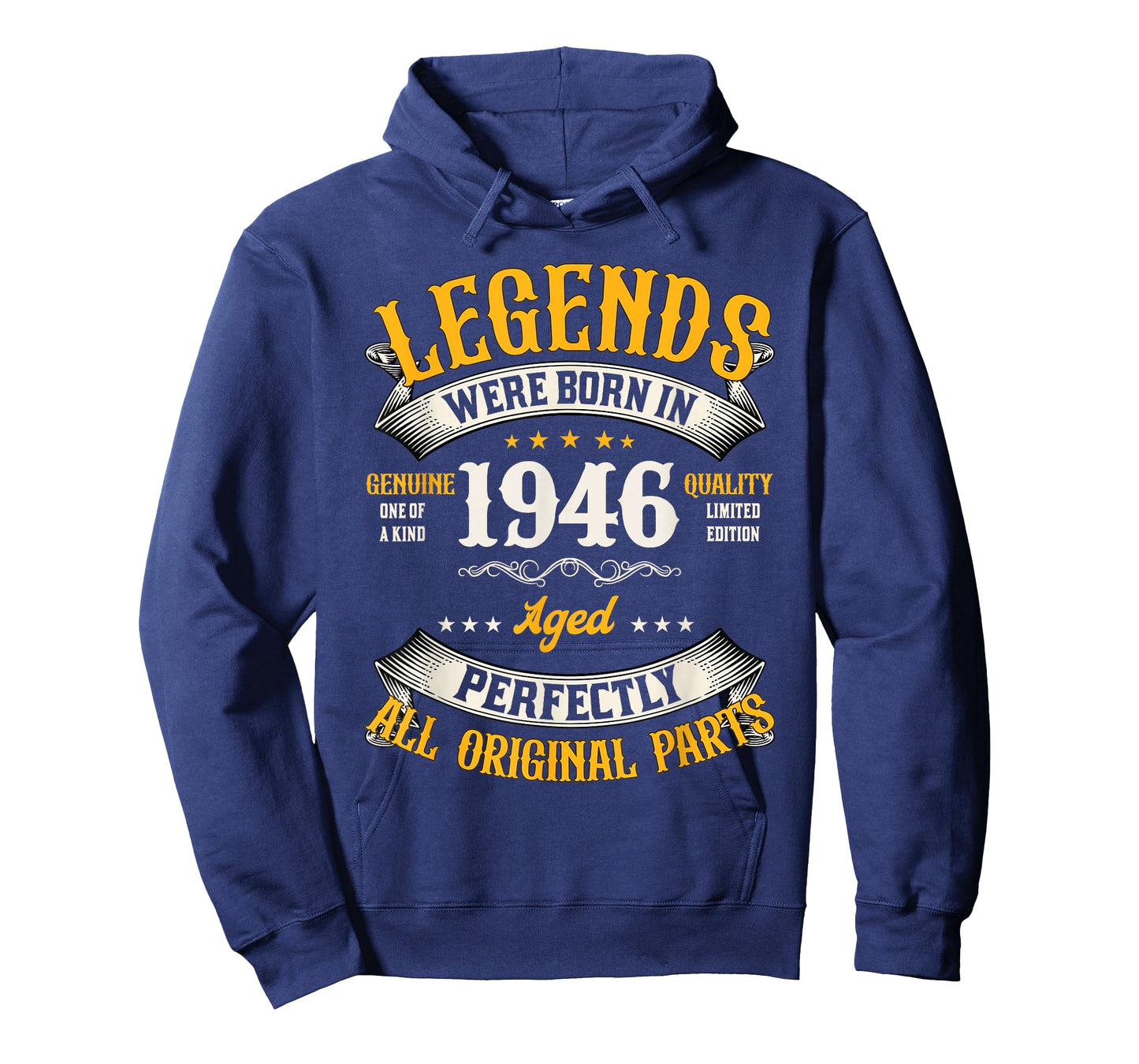 Vintage 80 Birthday Shirt for Men Legends were Born in 1946 T-Shirt