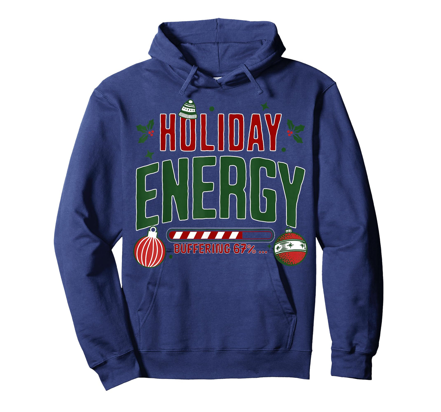 Christmas Holiday Energy Buffering 67 Funny Six Seven Meme T-Shirt