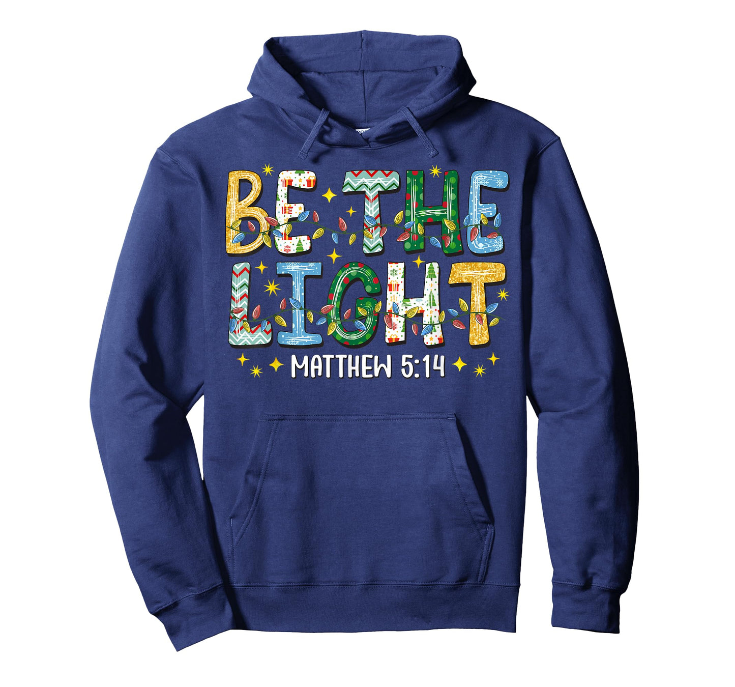 Be The Light Matthew 5:14 Christian Christmas T-Shirt