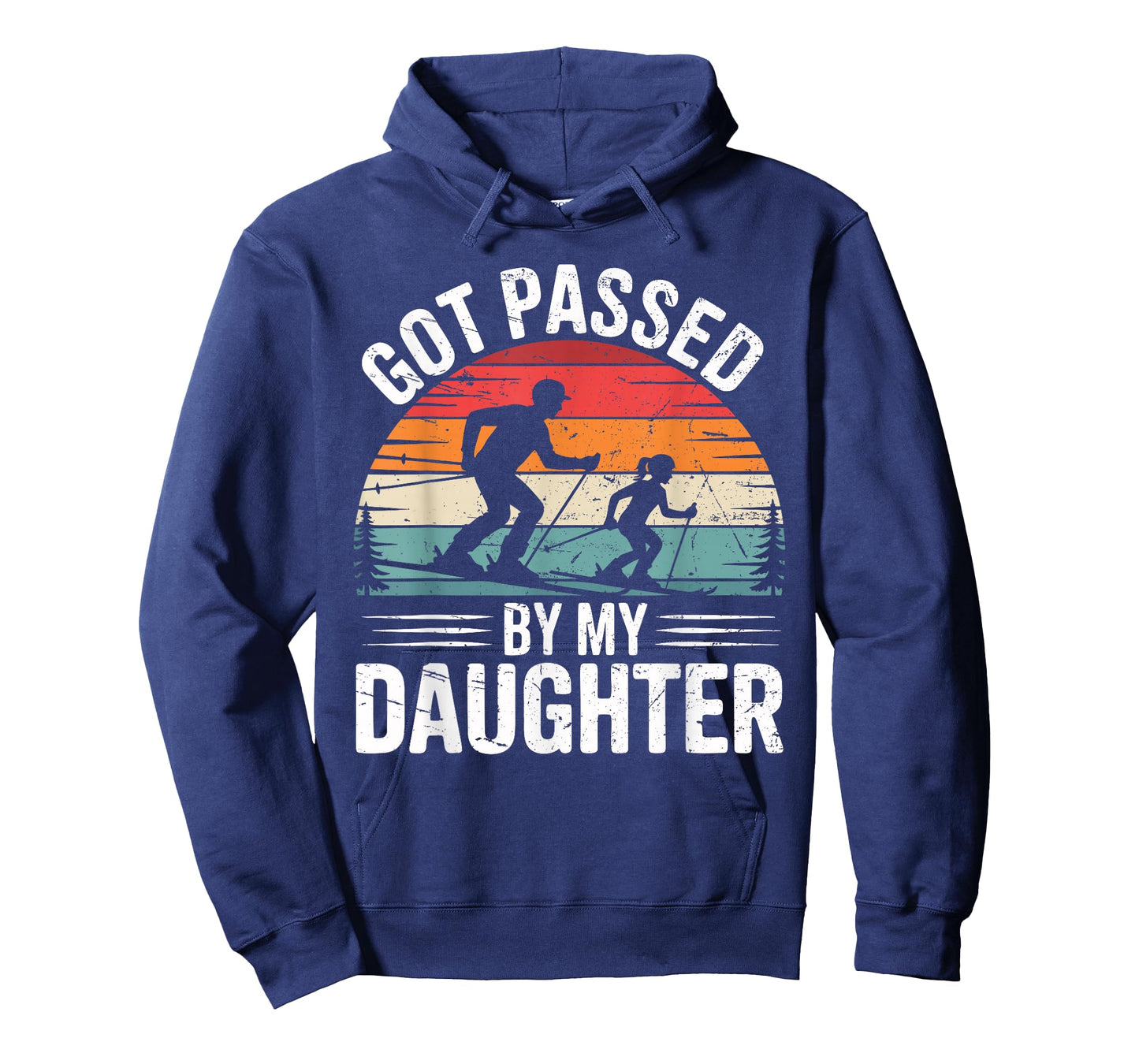 Got Passed by My Daughter Ski Dad Retro Snow Sports Design T-Shirt