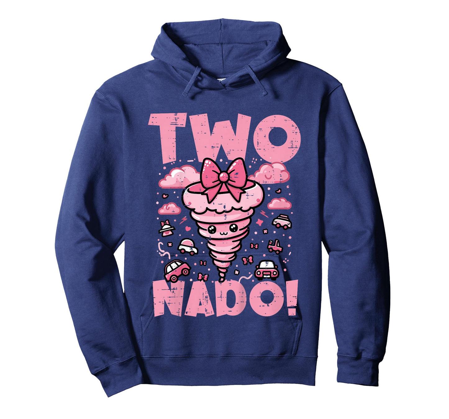 Kids 2nd Birthday Two Nado Funny 2 Year Old Girls Kids Toddler T-Shirt
