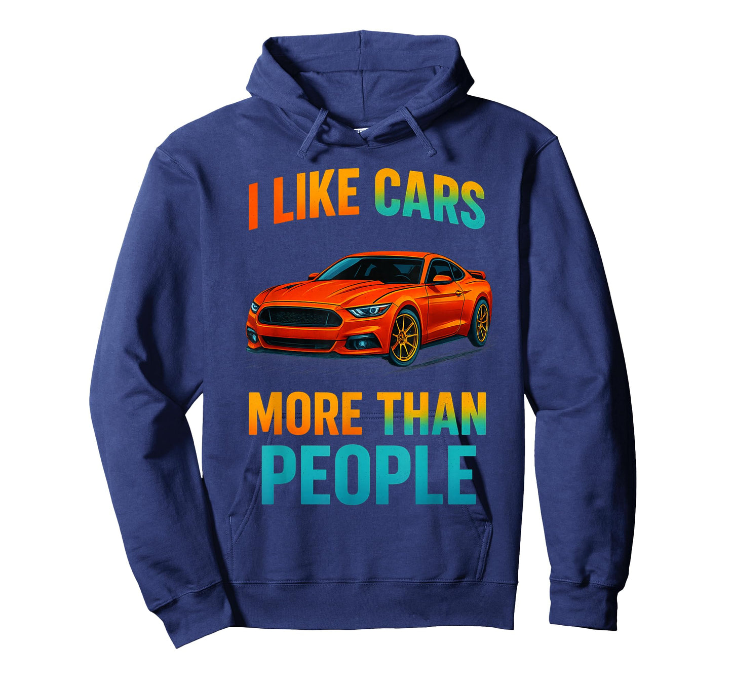 I Love Cars More Than People Funny Car Tee T-Shirt