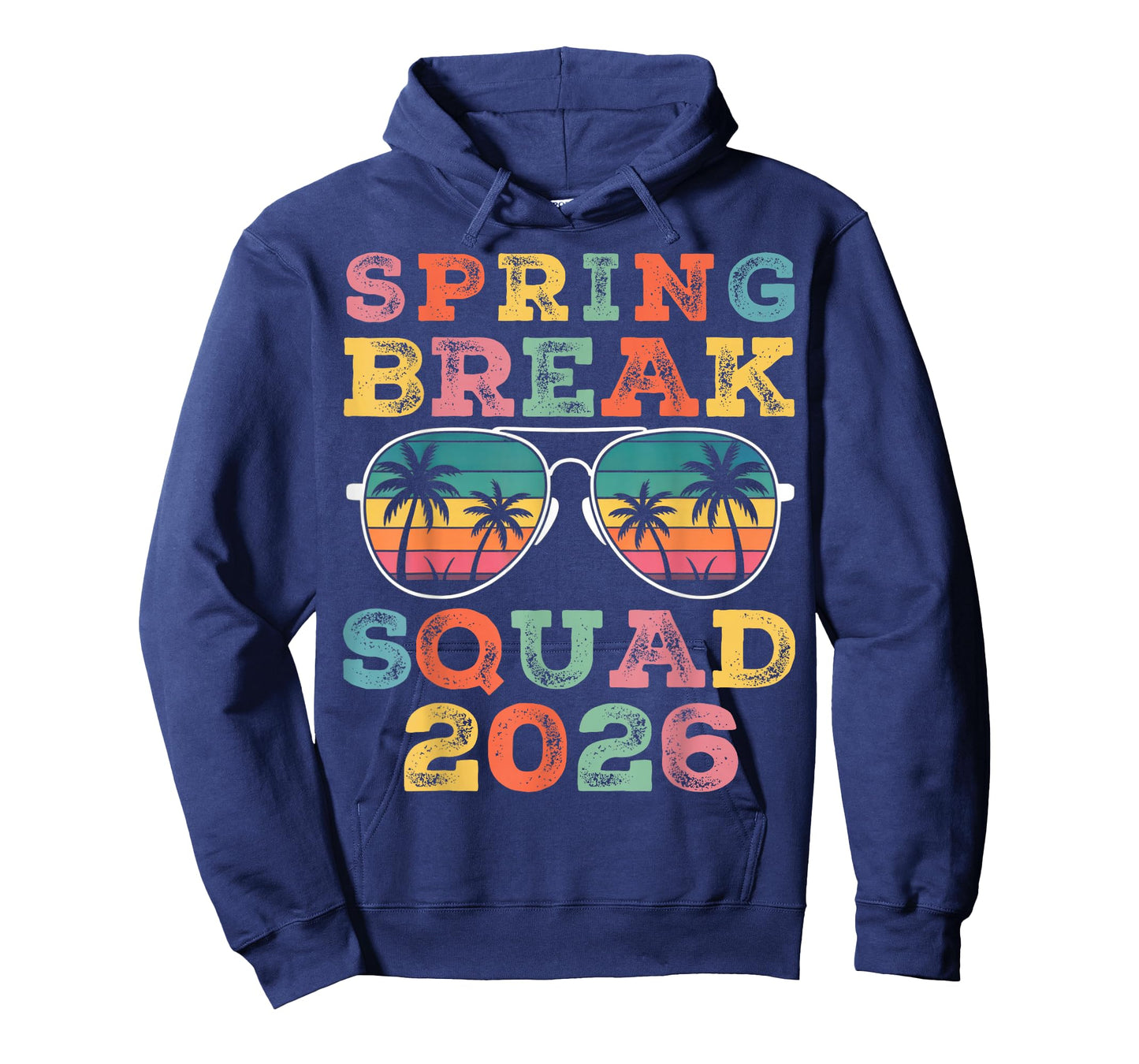 Spring Break Squad 2026 Funny Vintage Team Family Fun T-Shirt