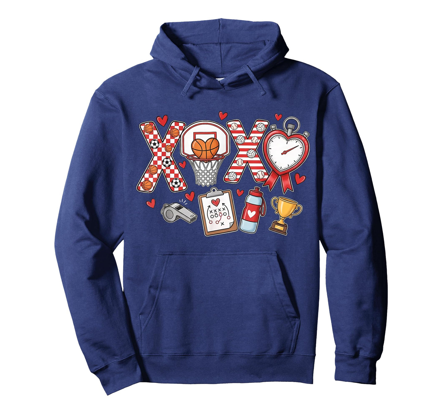 XOXO Physical Education Valentines Day Baseball Football Men T-Shirt