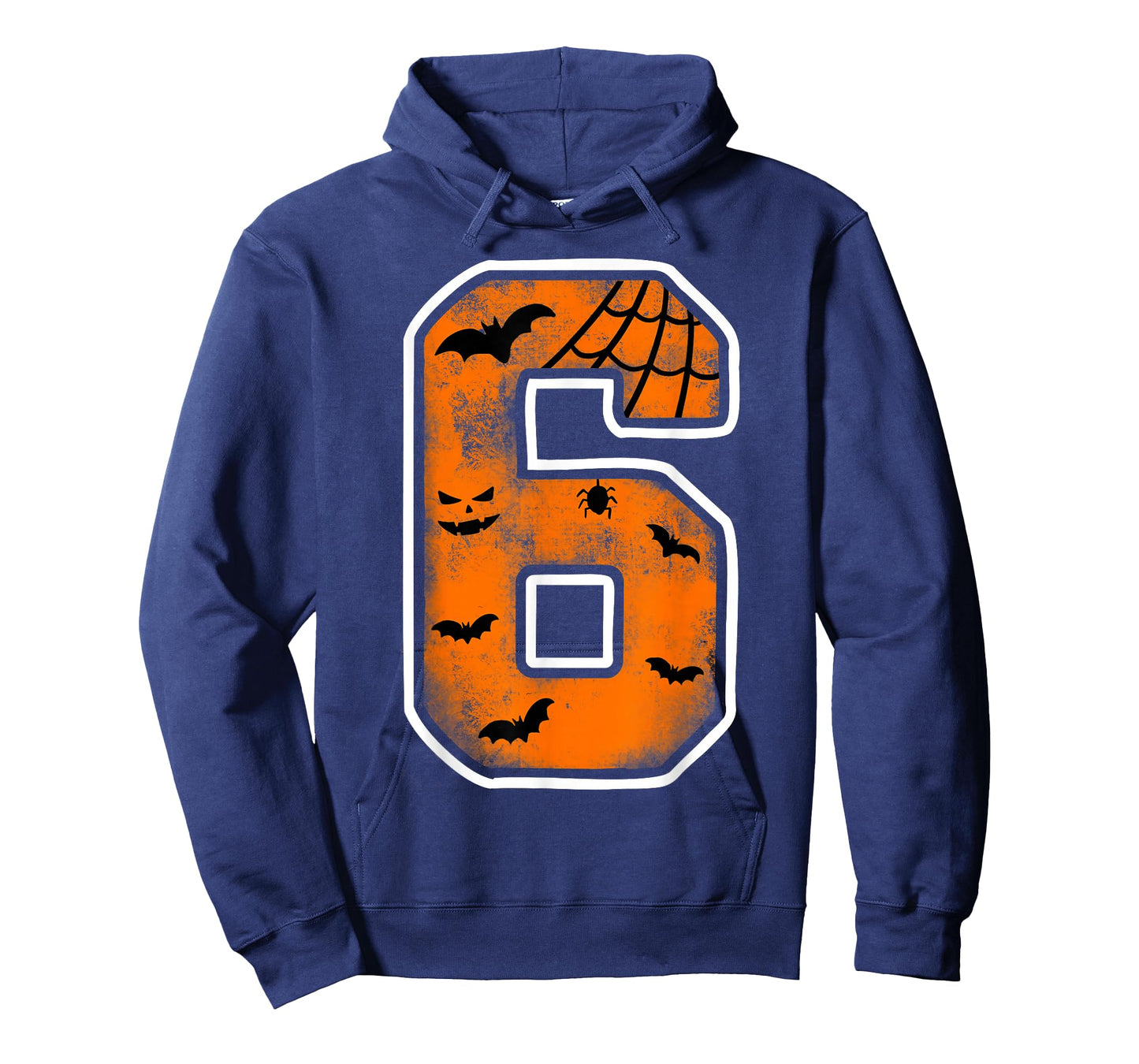 Number 6 6th Birthday Boy Six Halloween Happy Birthday T-Shirt