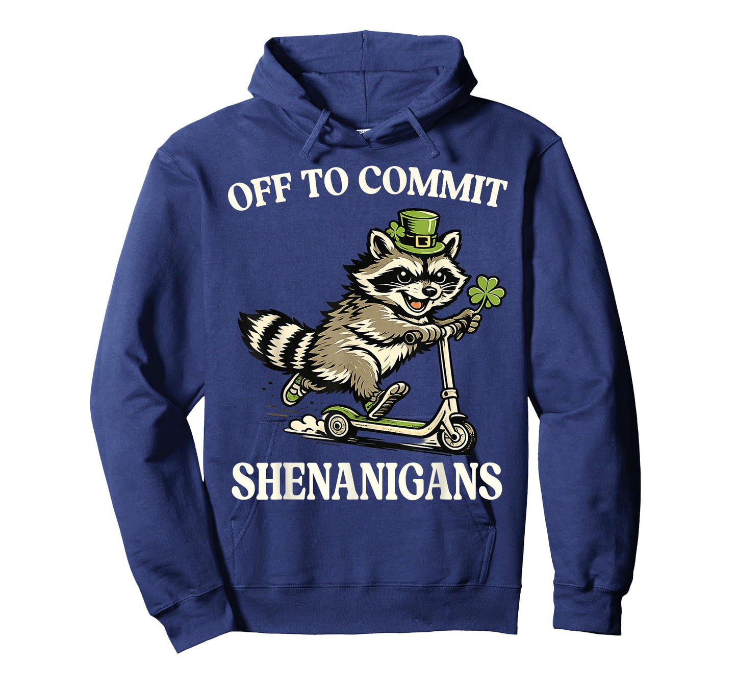 Shenanigans Raccoon St Patricks Day Men Women Kids Boy Girls T-Shirt