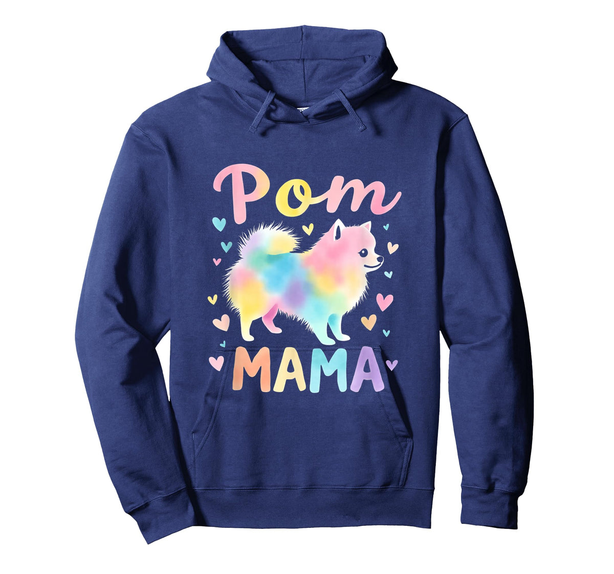 Pomeranian Mama Design Colorful Pomeranian Mom T-Shirt