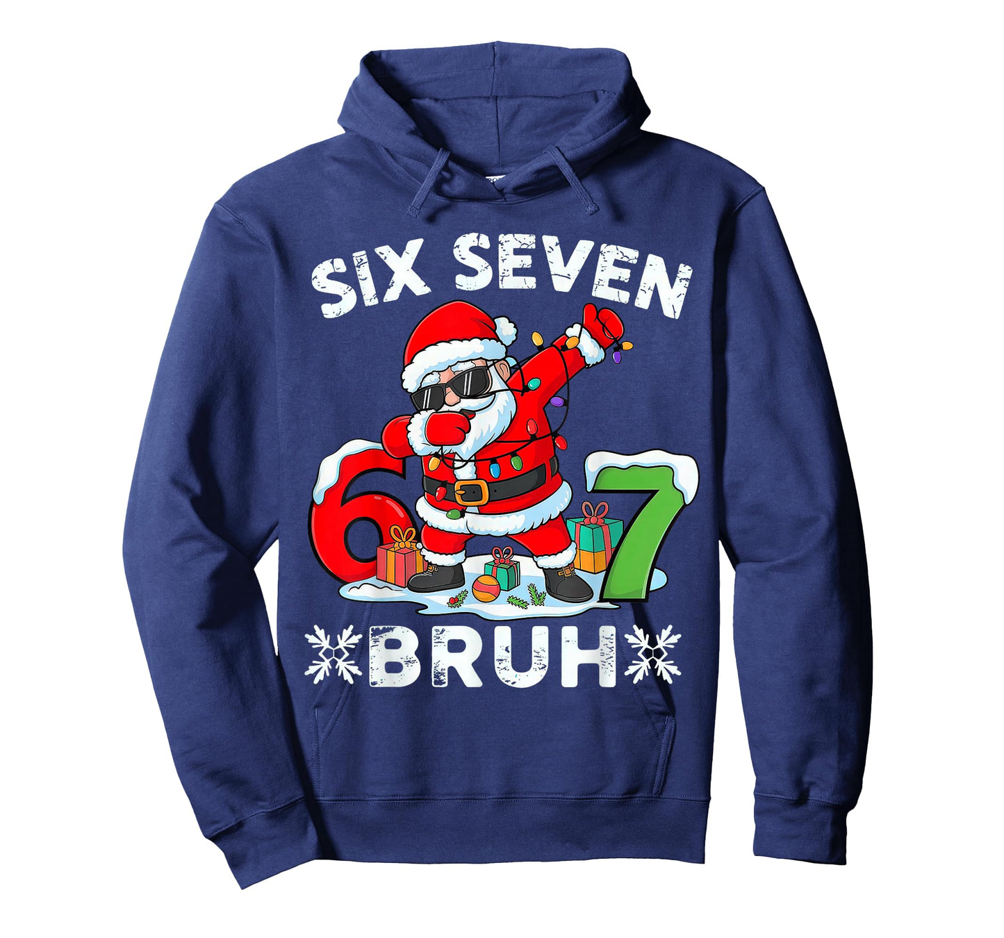 67 Six Seven Bruh Christmas 6 7 Meme T-Shirt