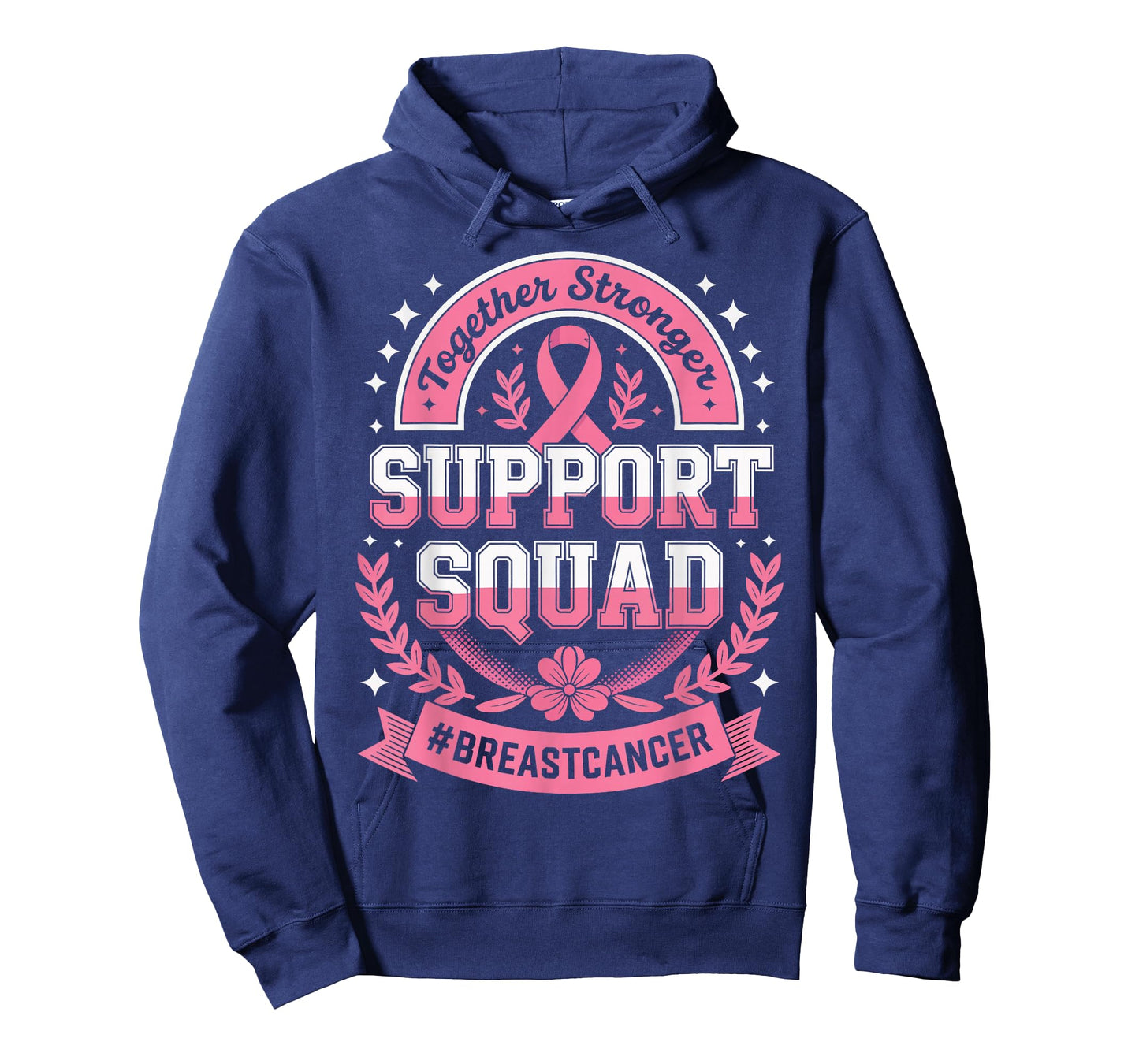 Support Squad Breast Cancer Awareness Month Pink Ribbon T-Shirt
