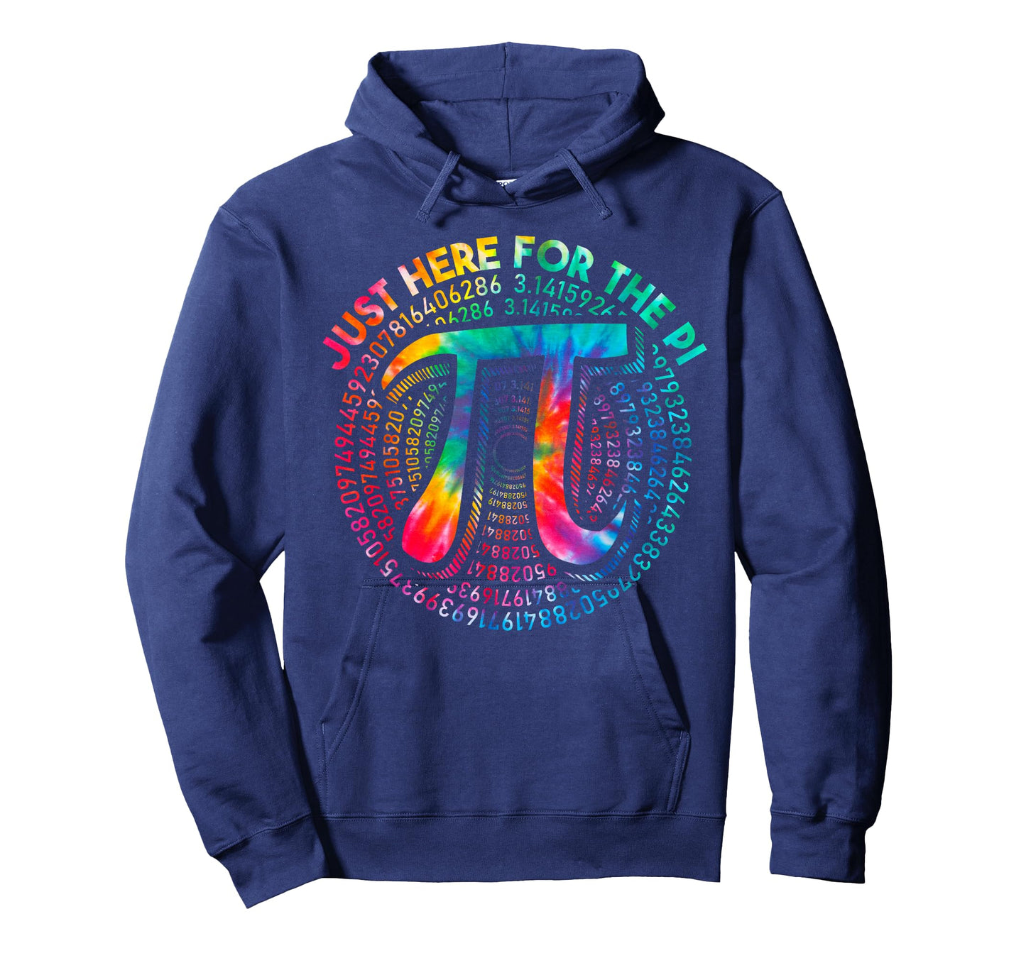 Tie Dye I'm Just Here for The Pie 3,14 Pi Number Symbol Math T-Shirt