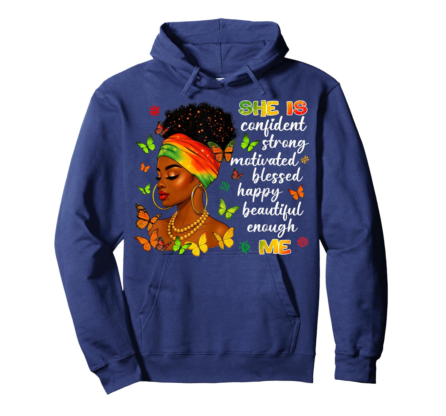 She is Me Beautiful Strong Blessed Black History Women Girl T-Shirt