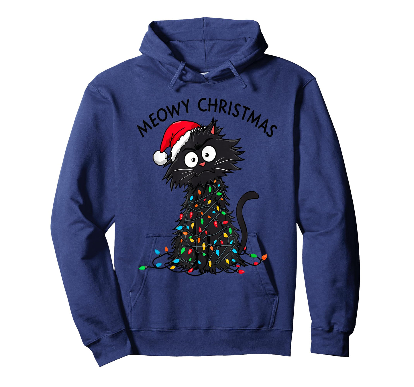 Meowy Christmas - Merry Fluffmas - Cats Christmas T-Shirt