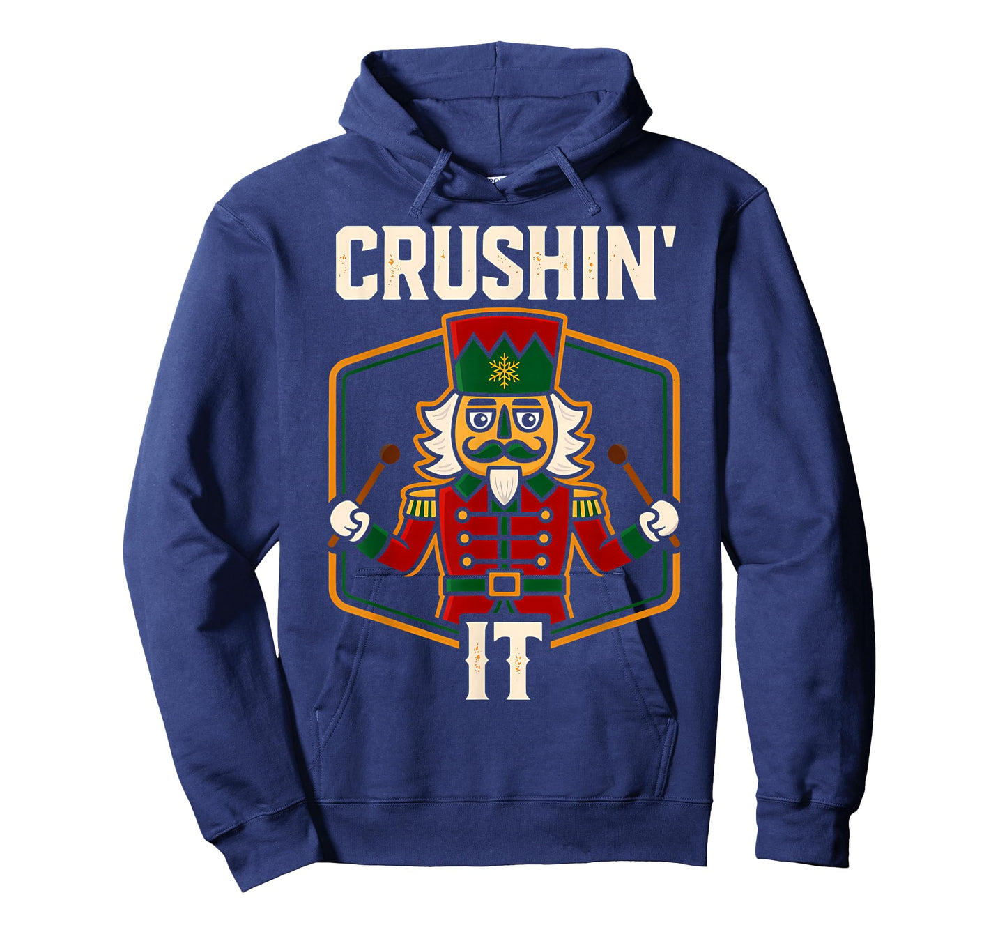 Vintage Nutcracker Crushing It Funny Xmas PJs Men Women Kids T-Shirt
