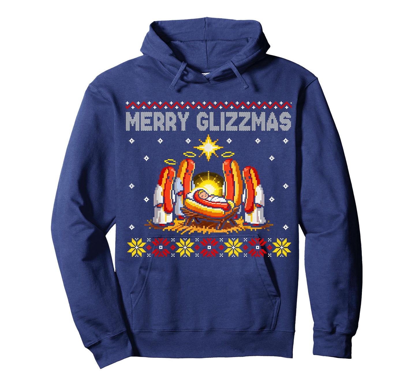 Merry Glizzmas Ugly Christmas Sweater Hot Dogs Xmas Family T-Shirt