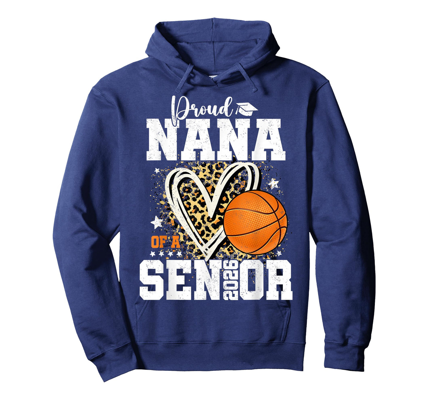 Proud Nana of A 2026 Senior Graduate Basketball Leopard T-Shirt