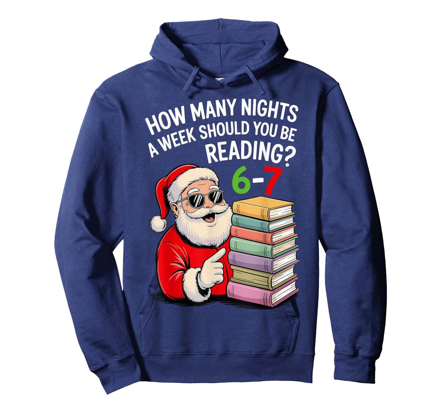 How Many Nights A Week Should You Be Reading 67 Christmas T-Shirt