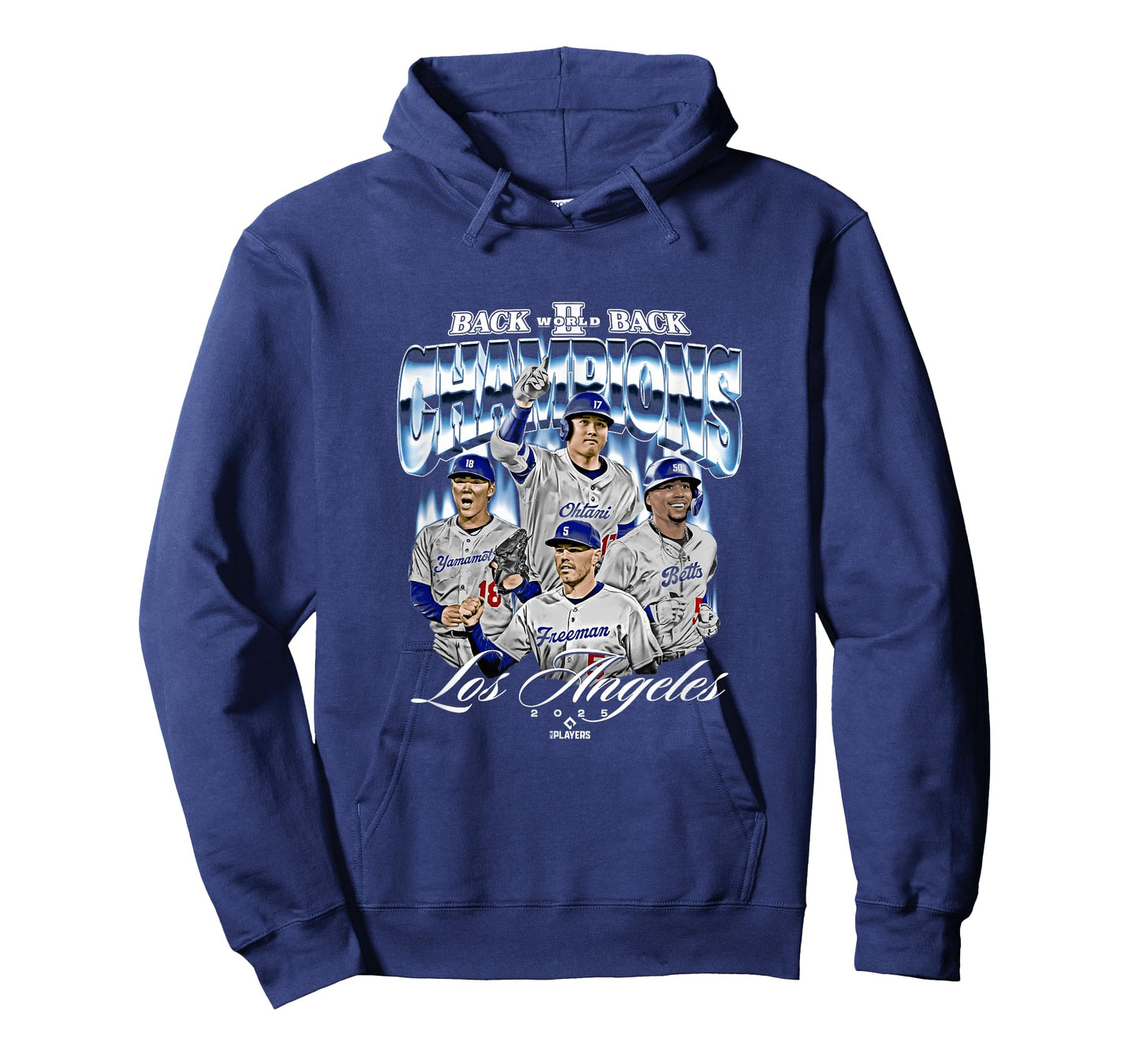 2025 Back to Back World Champions | Los Angeles D LA Series T-Shirt
