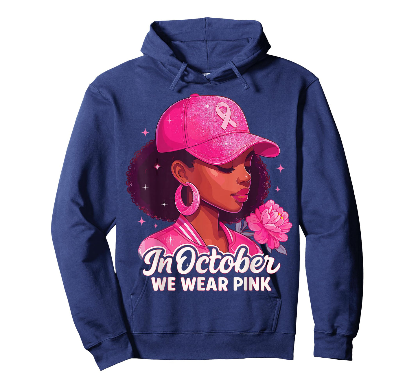 in October we wear Pink Breast Cancer Awareness T-Shirt