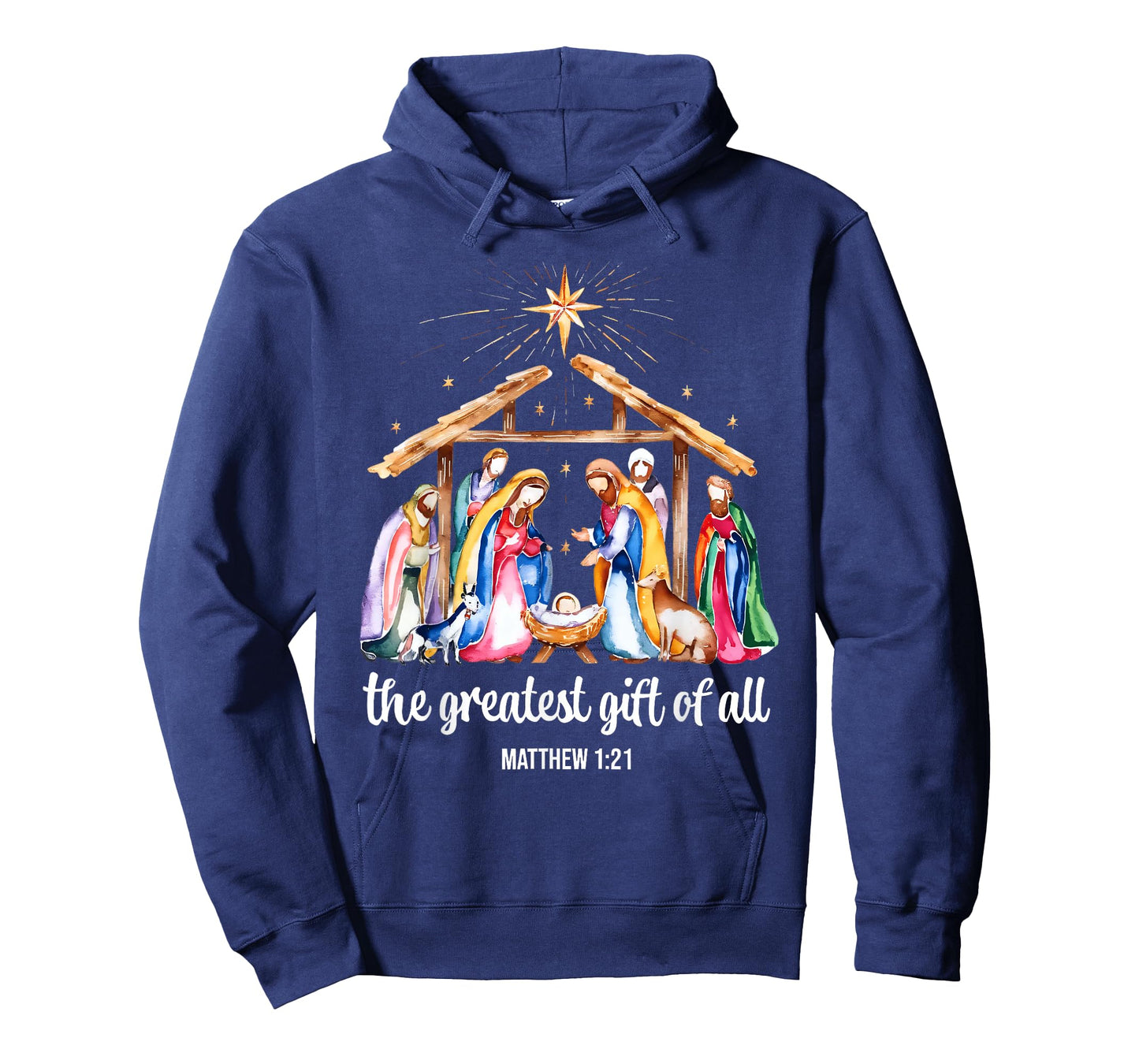 The Greatest Gift of All Christmas Nativity Jesus Christian T-Shirt