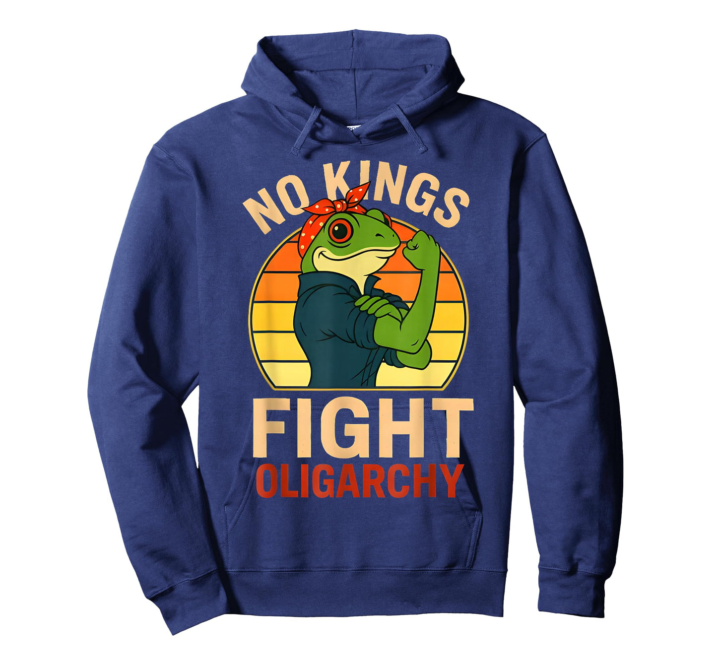 Retro No Kings Shirt Women Vintage Frog No Kings in America T-Shirt