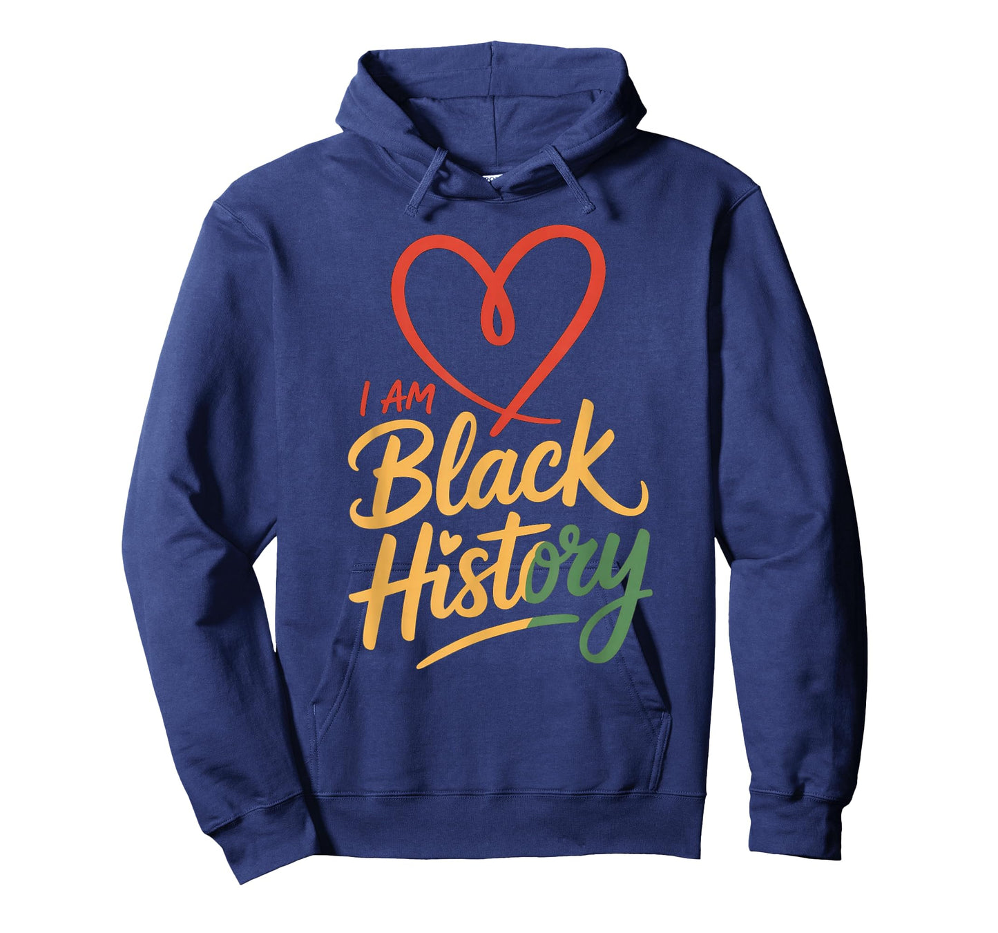 I Am Black History Heart Month Pride Men Women T-Shirt