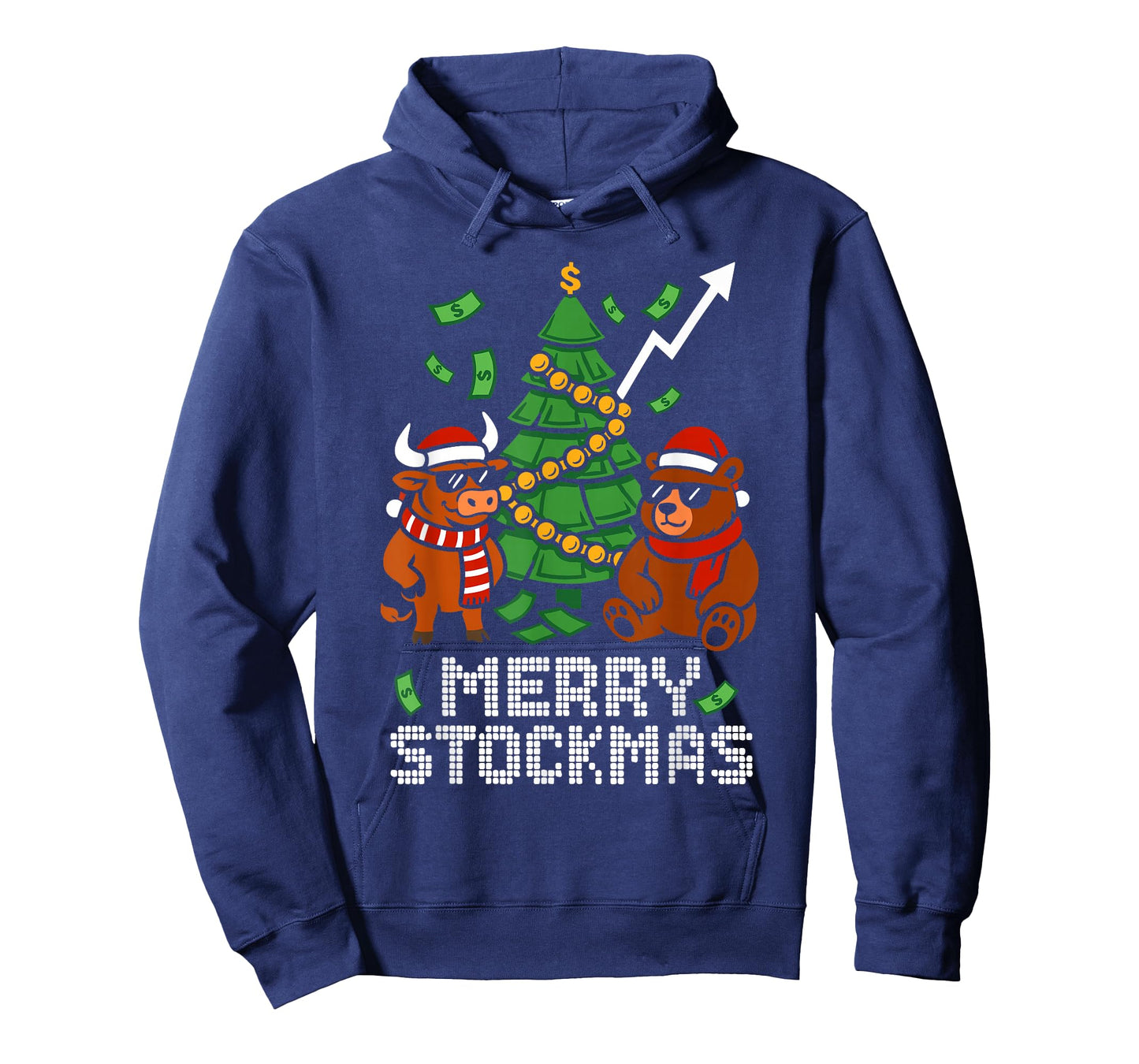 Investor Christmas Men Women Kids Funny Stock Market T-Shirt