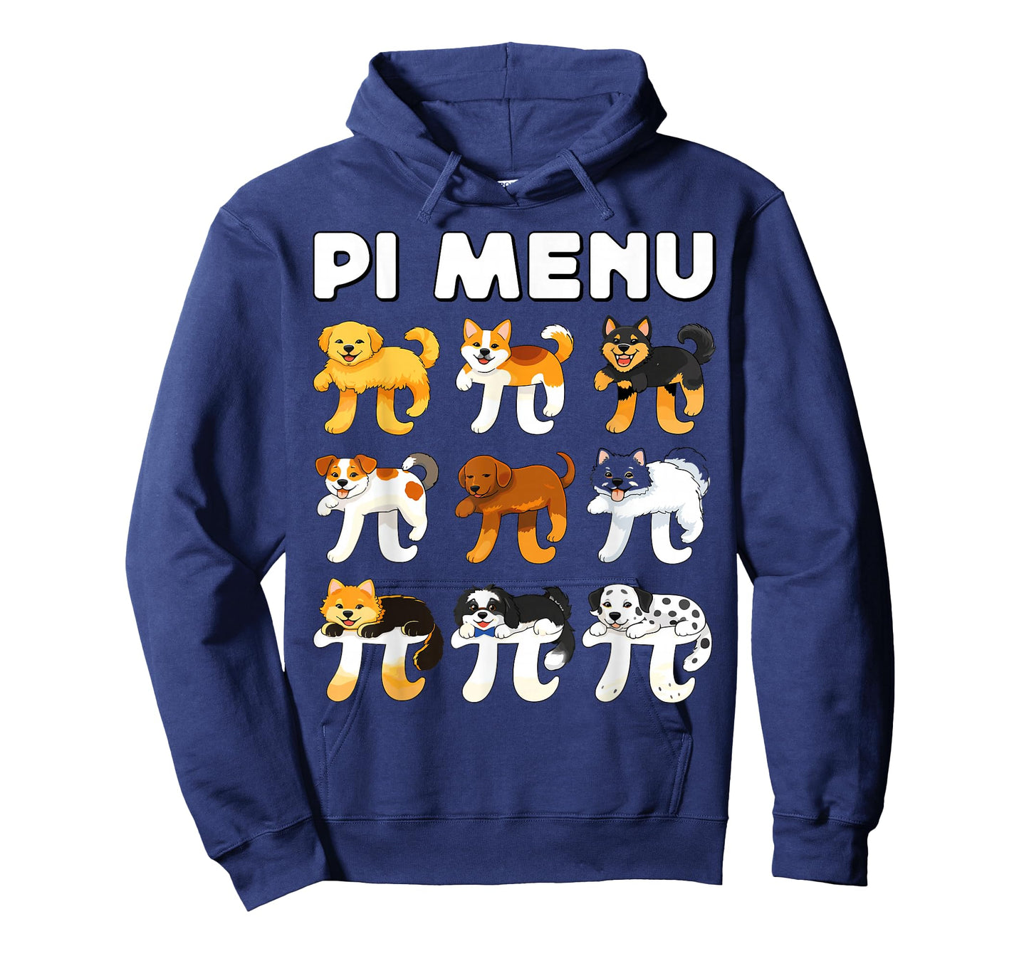Pi Menu 3.14 Math Teacher Happy Pie Day Teachers Dogs Lover T-Shirt