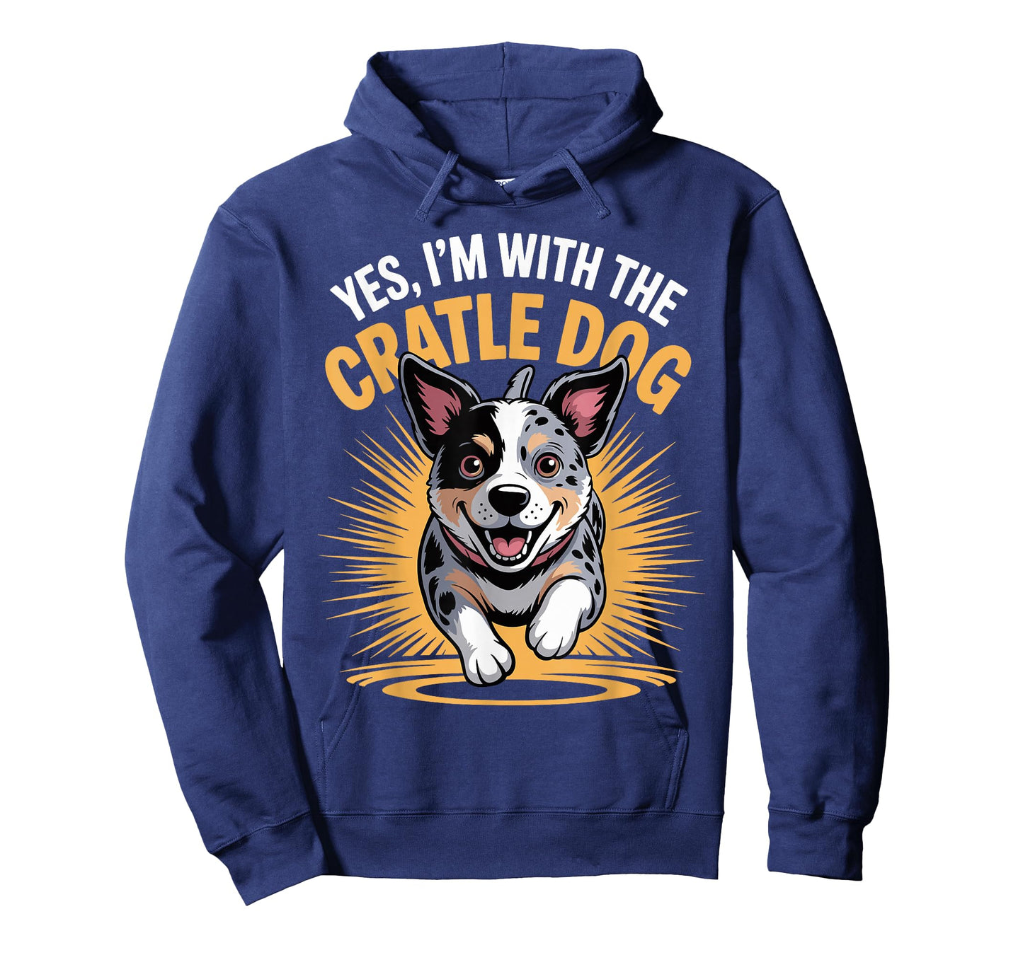 Funny Pet Dog Yes I'm with The Crazy Australian Cattle Dog T-Shirt