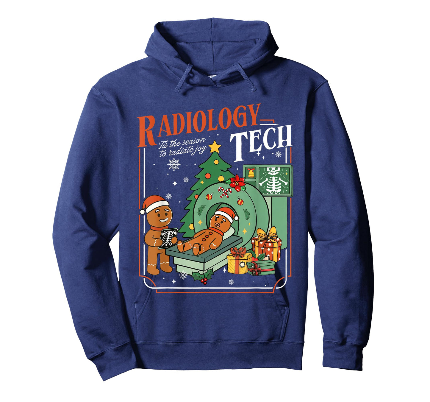 Christmas Rad Tech Radiology Technologist Gingerbread T-Shirt