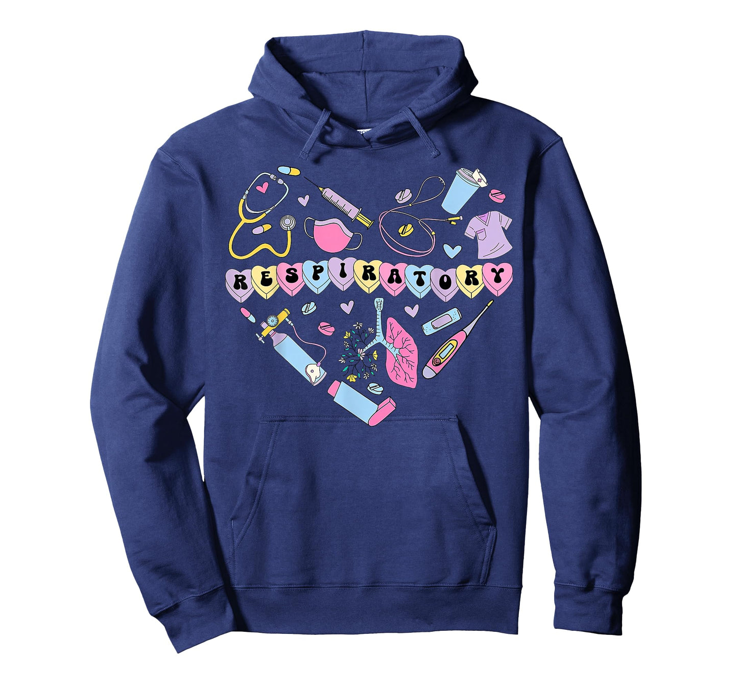 Respiratory Therapist Heart Valentines RT Nurse Pulmonology T-Shirt