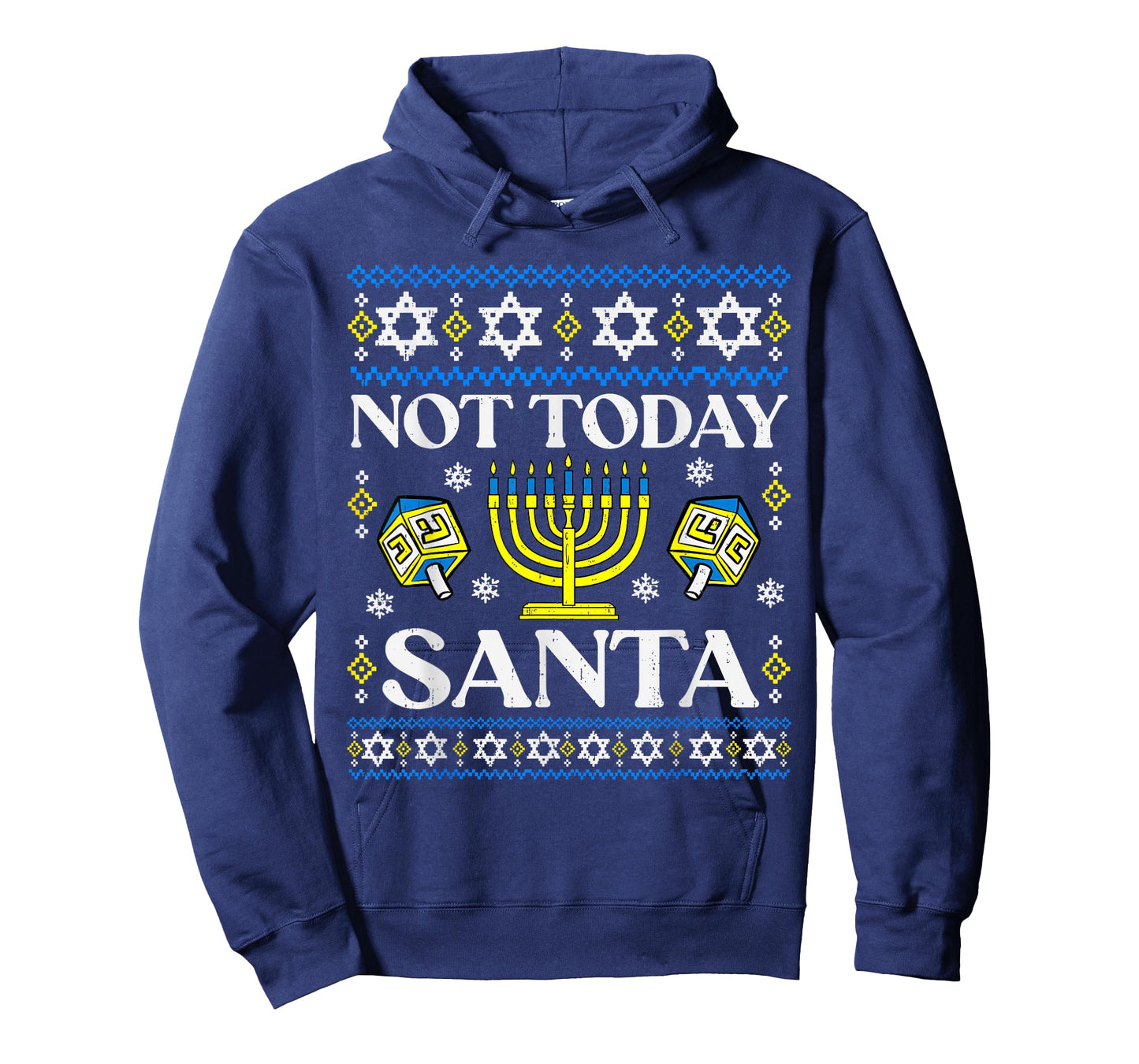Hanukkah Only Sorry Santa Dreidel Jewish Menorah Chanukah T-Shirt