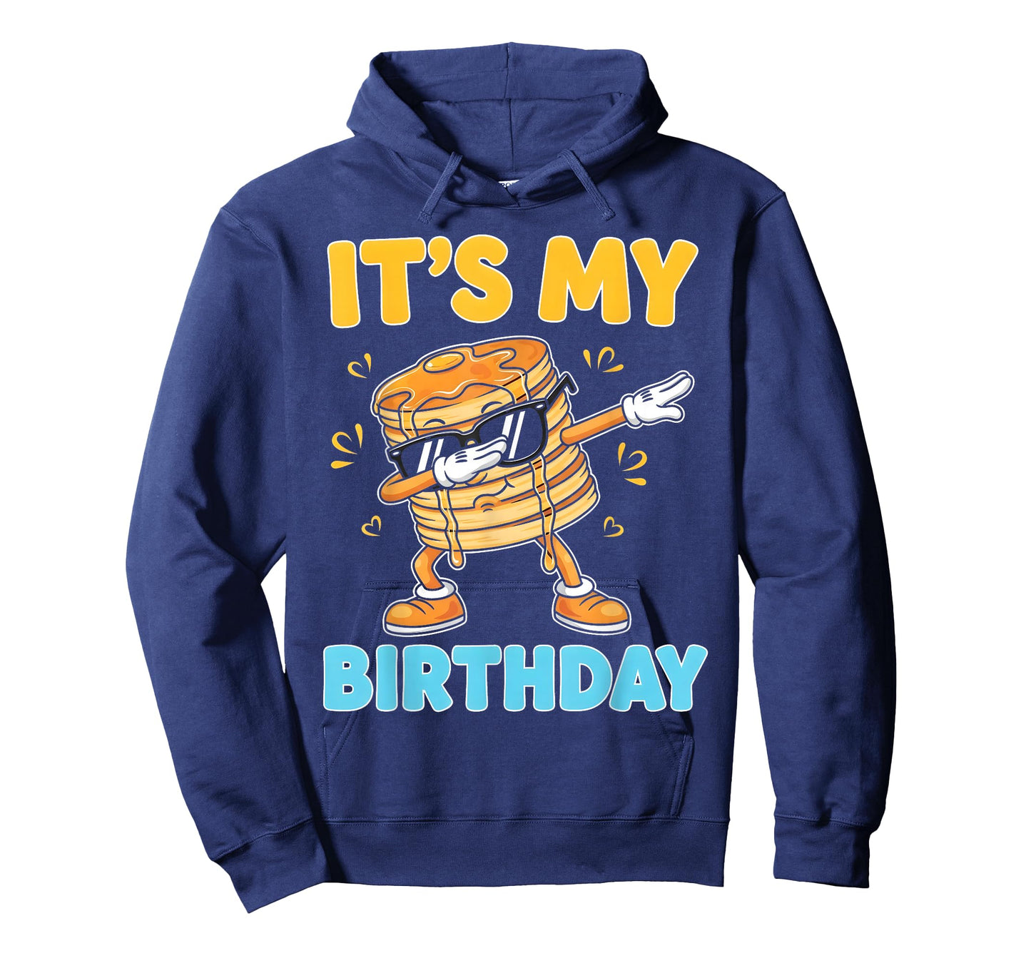 Funny It's My Birthday Pancakes Dab Cartoon Party Boy Girl T-Shirt