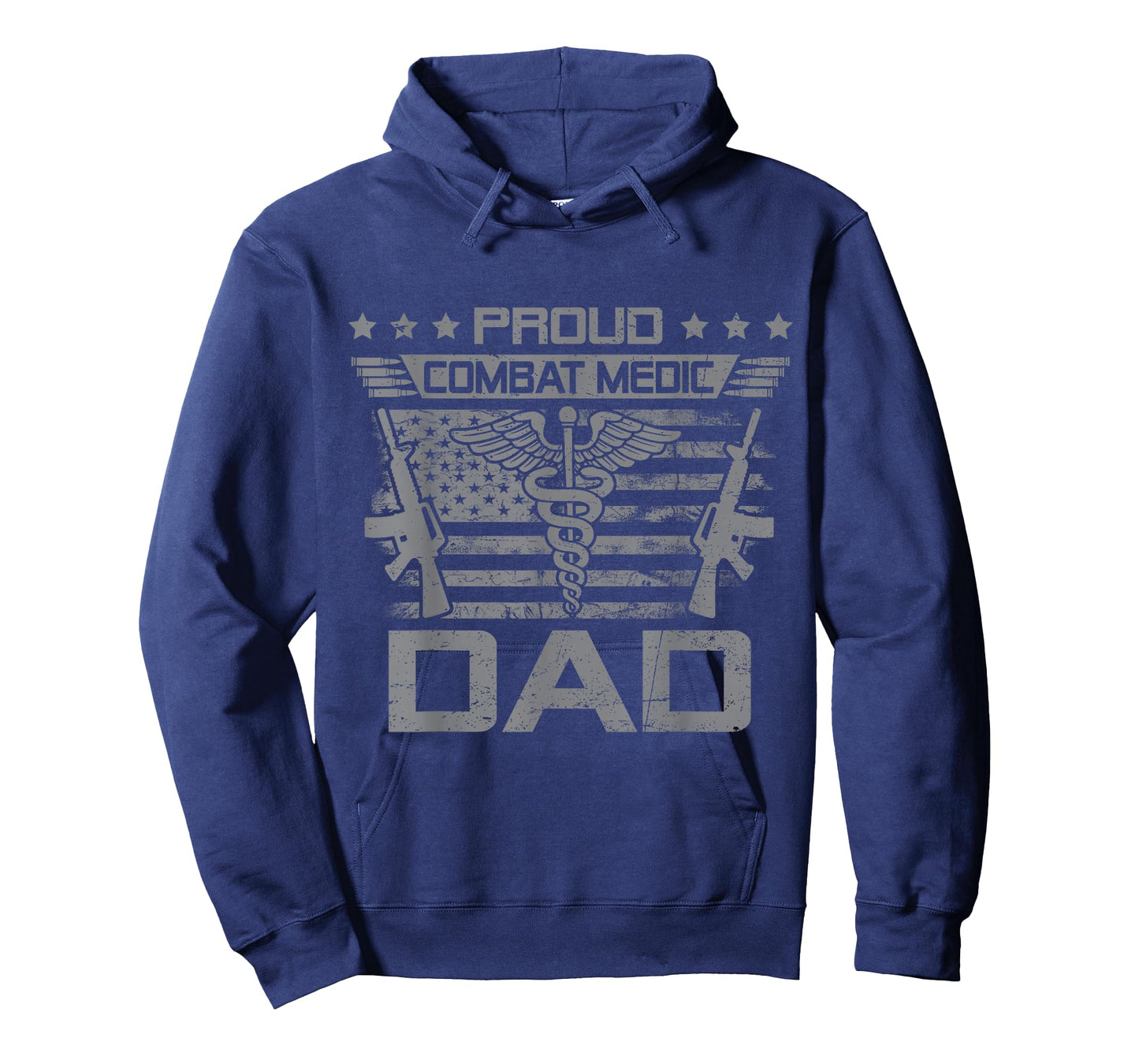 Proud Combat Medic Dad Flag USA Family Matching T-Shirt