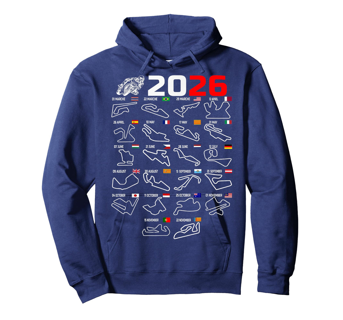 Sport Motorcycle Sportbike Moto 2026 Gp Racing T-Shirt