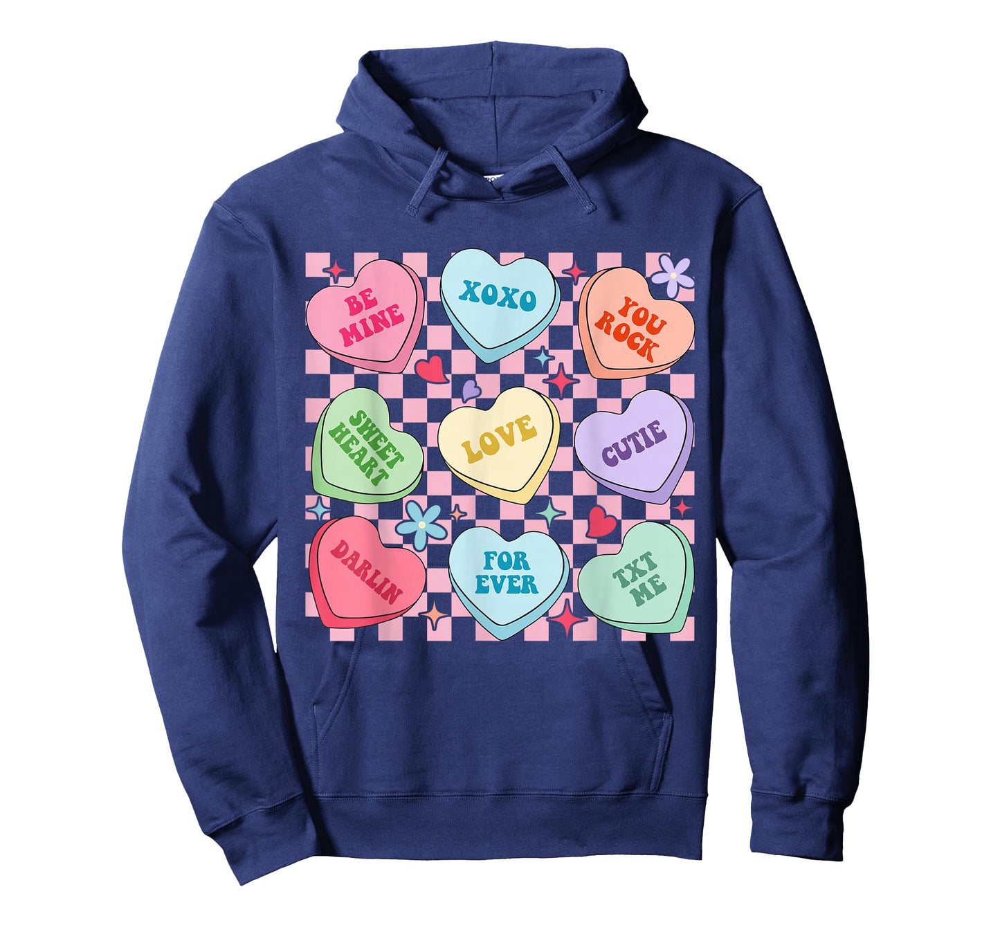 Candy Sweet Hearts Love Valentines Women Girls Kids T-Shirt